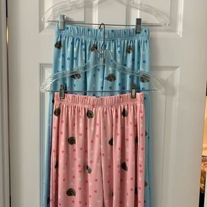 Pajama pants BUNDLE Size Medium. Very stretchy & silky feel. NWOT (TWO pair)